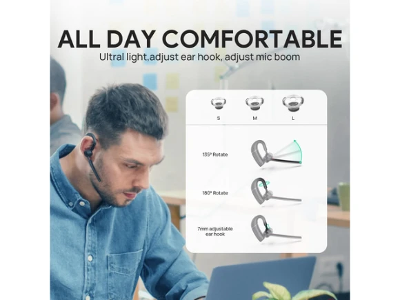 Bluetooth headset — Wireless Earbuds, Yealink