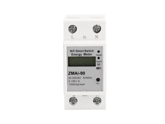 Single-Phase DIN Rail WiFi Energy Meter — Energy Monitor, JinTaoRui
