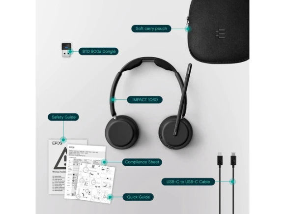 Stereo Headset — Wireless Earbuds, EPOS