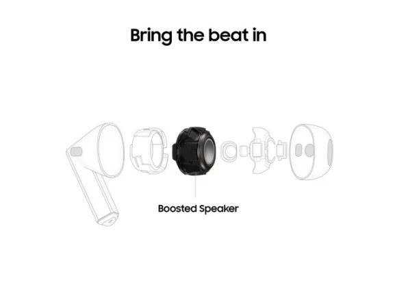 True Wireless Earbuds, White — Wireless Earbuds, Samsung