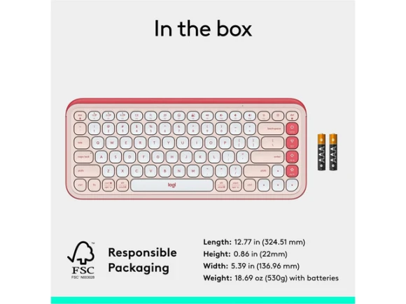 Wireless Bluetooth keyboard — Bluetooth Keyboard, Logitech