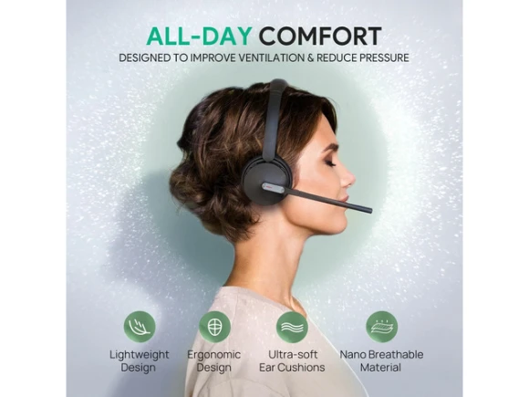 Wireless Headset, Mono — Wireless Earbuds, Yealink