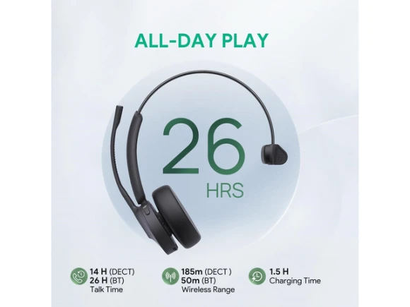 Wireless Headset, Mono — Wireless Earbuds, Yealink