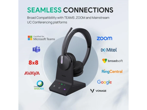 Wireless Headset — Wireless Earbuds, Yealink