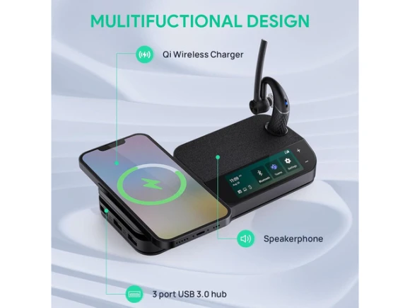 Bluetooth Headset — Wireless Earbuds, Yealink