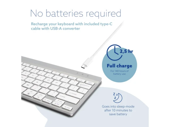 Compact Break Keyboard — Bluetooth Keyboard, R-Go