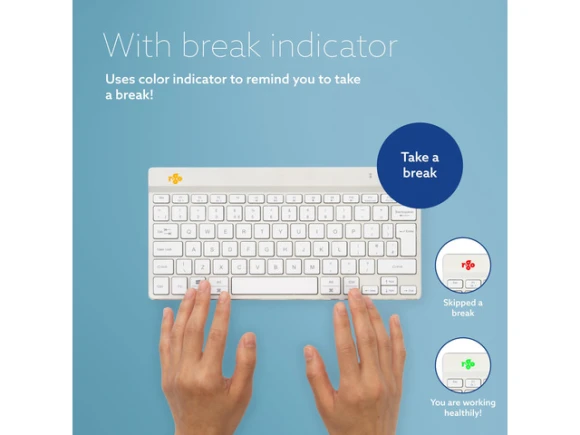 Compact Break Keyboard — Bluetooth Keyboard, R-Go