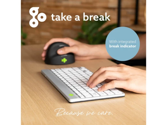 Compact Break Keyboard — Bluetooth Keyboard, R-Go
