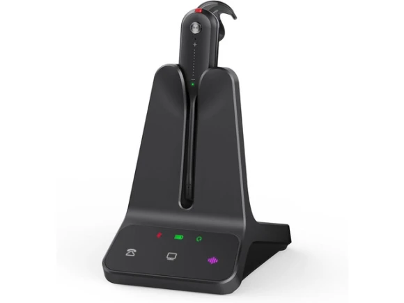 Convertible DECT Wireless Headset — Wireless Earbuds, Yealink