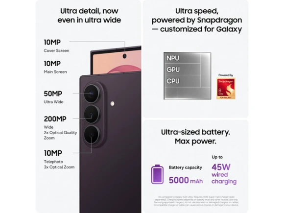 Foldable smartphone, 512 GB — Smartphones, Samsung