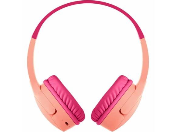 SoundForm Wireless Headphones, Mini, Pink — Wireless Earbuds, Belkin