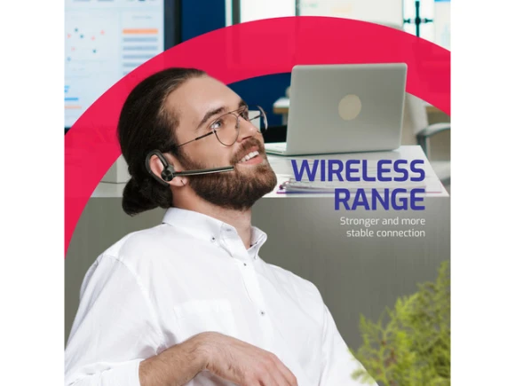 Wireless Bluetooth Mono Headset BH71 Workstation Teams — Wireless Earbuds, Yealink