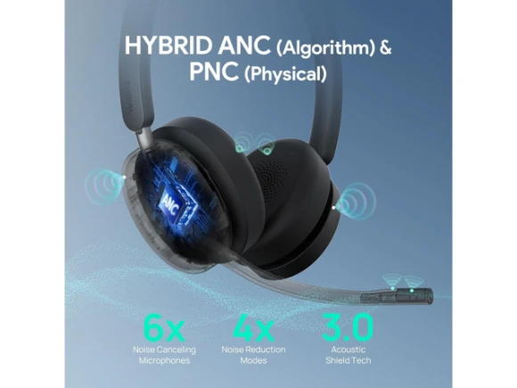Wireless Headset, Dual-Ear — Wireless Earbuds, Yealink