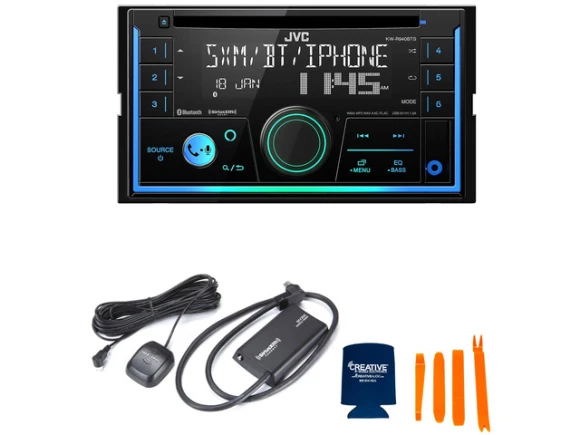 2-Din CD Receiver — Car Infotainment System, JVC