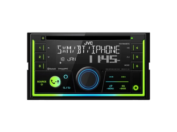 2-Din CD Receiver — Car Infotainment System, JVC