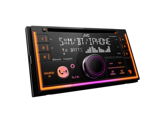 2-Din CD Receiver — Car Infotainment System, JVC