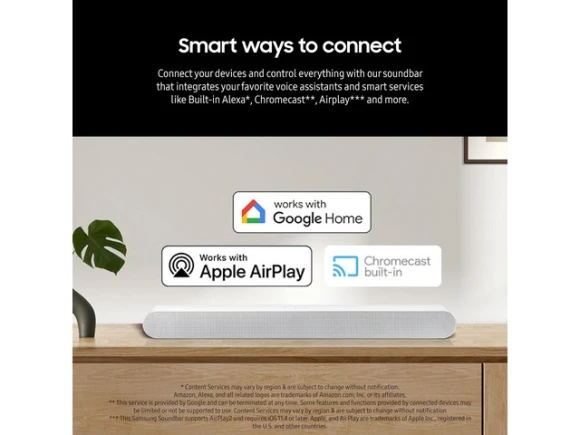 5.0-Channel Soundbar, White — Sound Bar, Samsung