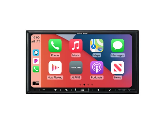 7-Inch Multimedia Receiver with R2-S69 6x9' Coax — Car Infotainment System, Alpine