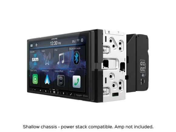 7-Inch Multimedia Receiver with R2-S69 6x9' Coax — Car Infotainment System, Alpine