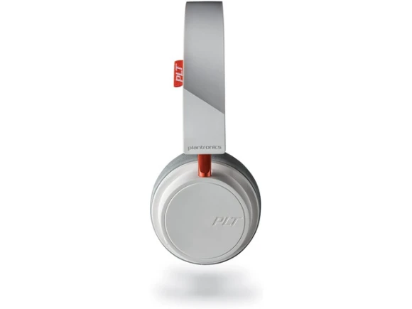Bluetooth Wireless Headphones, White/Orange — Wireless Earbuds, Plantronics