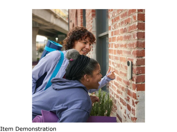 Smart Doorbell, Linen — Video Doorbell, Google