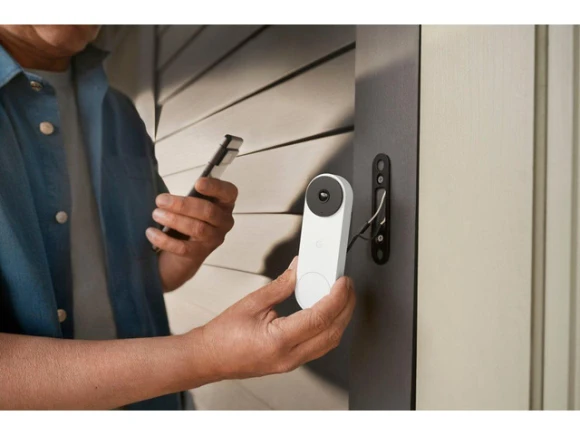 Wired HD Video Doorbell, 2nd Gen, Snow — Video Doorbell, Nest