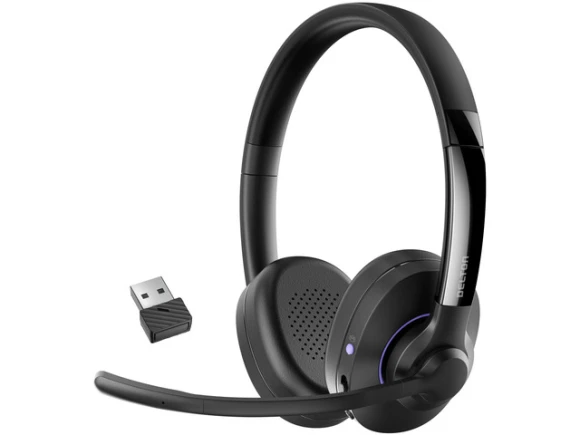 Wireless Computer Headset — Wireless Earbuds, Delton
