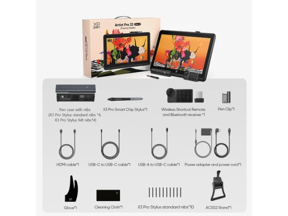Artist Pro 22 Gen 2 Graphic Tablet — Drawing Tablet, XPPen