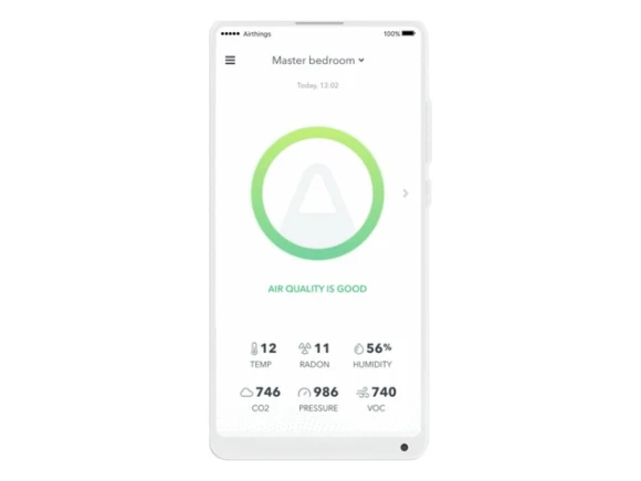 Indoor Air Monitor Wave Plus — Radon Detector, Airthings