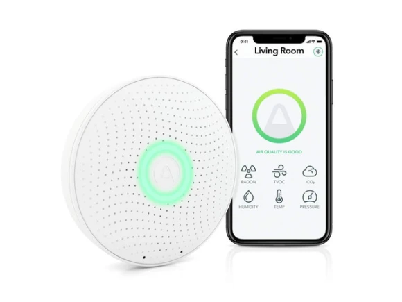 Indoor Air Monitor Wave Plus — Radon Detector, Airthings
