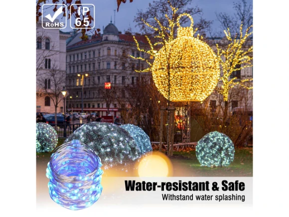RGB LED String Lights — Smart Outdoor Lighting, Yescom