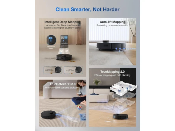 Robot Vacuum and Mop — Robot Vacuum, ECOVACS