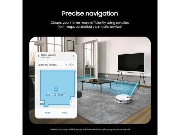 Robot Vacuum Cleaner with Clean Station — Robot Vacuum, Samsung