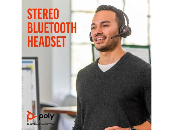 Voyager 4320 UC Wireless Headset — Wireless Earbuds, Poly