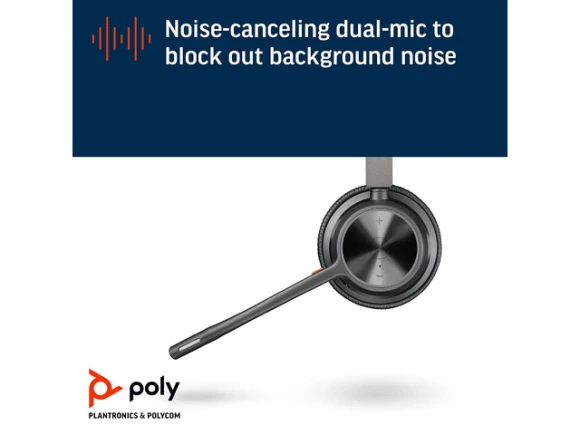 Voyager 4320 UC Wireless Headset — Wireless Earbuds, Poly