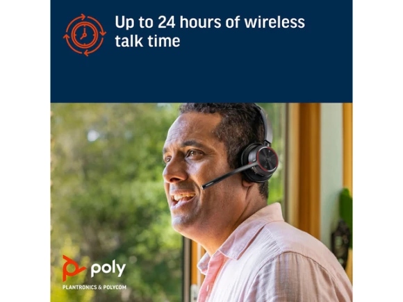 Voyager 4320 UC Wireless Headset — Wireless Earbuds, Poly