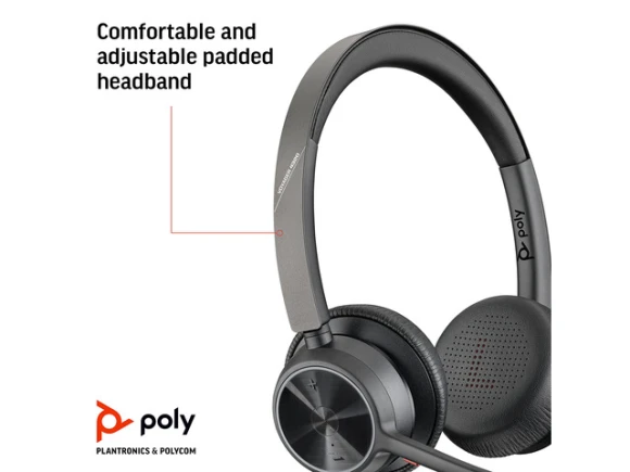 Voyager 4320 UC Wireless Headset — Wireless Earbuds, Poly