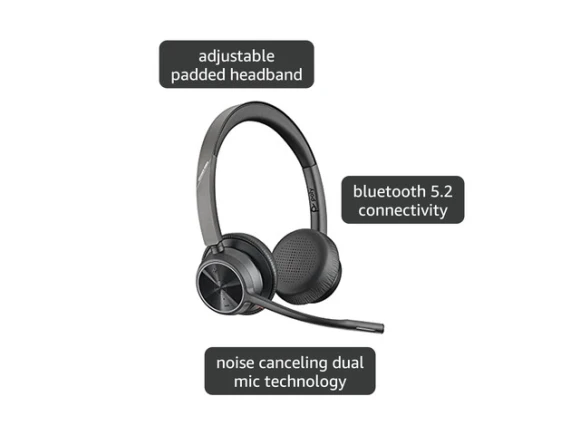 Voyager 4320 UC Wireless Headset — Wireless Earbuds, Poly