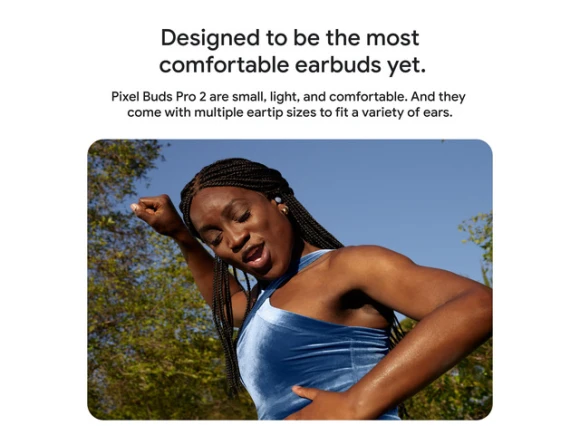 Wireless Bluetooth earbuds, Moonstone — Wireless Earbuds, Google