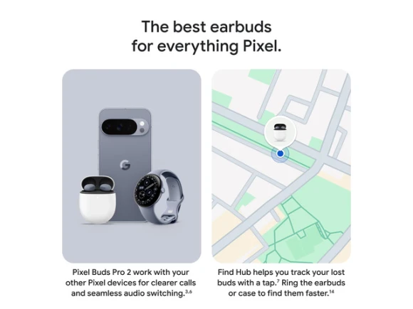 Wireless Bluetooth earbuds, Moonstone — Wireless Earbuds, Google