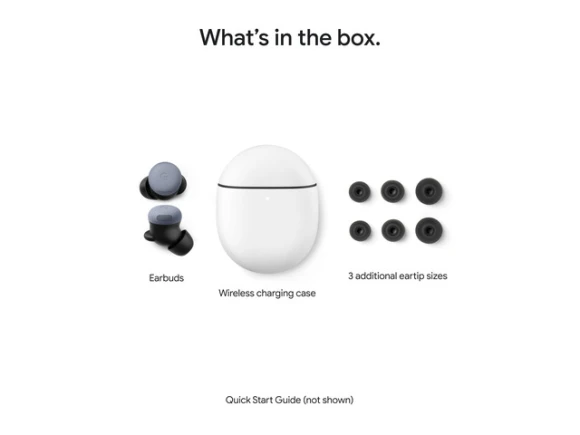 Wireless Bluetooth earbuds, Moonstone — Wireless Earbuds, Google