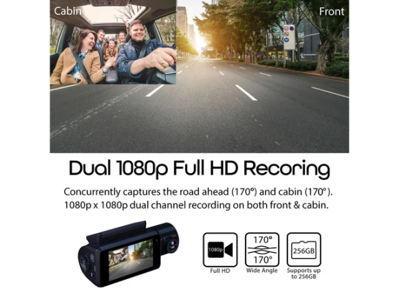 Dual-Camera Dash Cam — Dash Cam, Rexing