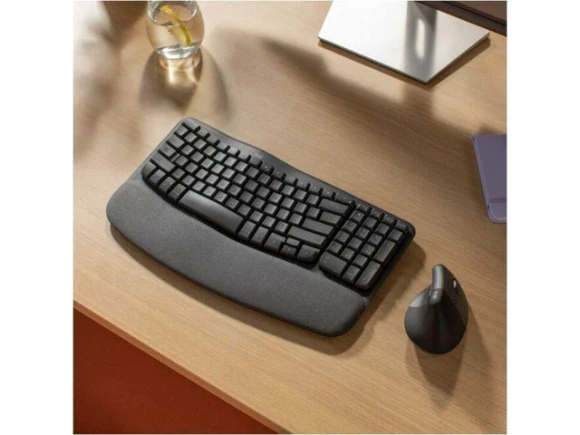 Ergonomic Wireless Keyboard — Bluetooth Keyboard, Logitech
