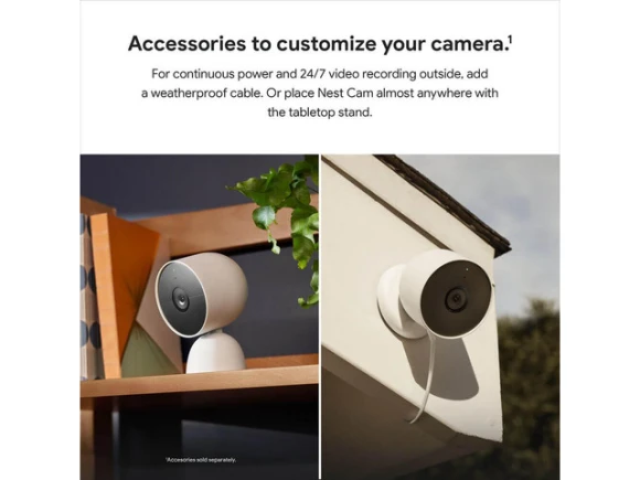 Indoor/Outdoor Camera 2-Pack — Security Camera, Google