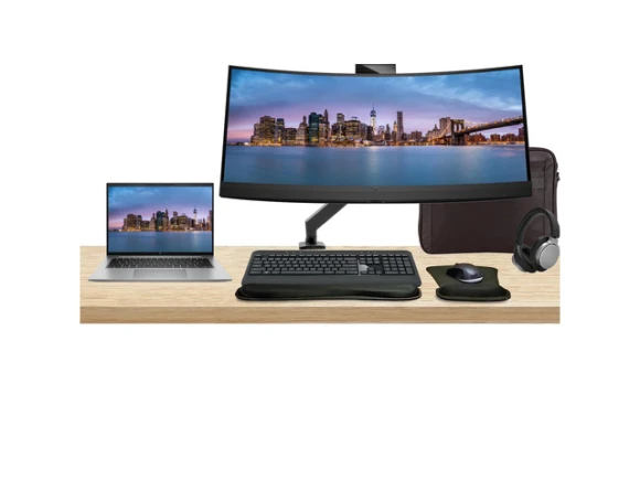 Laptop bundle with monitor — Laptops, HP