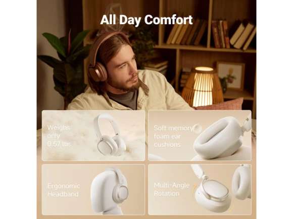 Over-ear Bluetooth headphones — Wireless Earbuds, EDIFIER