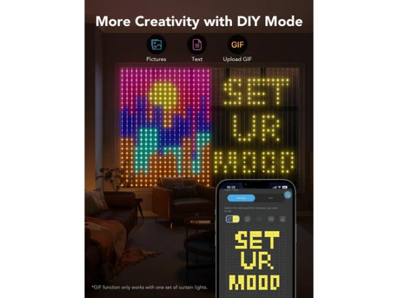 RGBIC Curtain Lights — Smart Outdoor Lighting, Govee