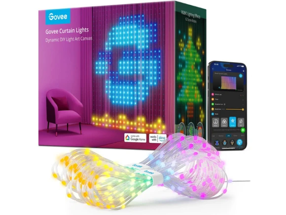 RGBIC Curtain Lights — Smart Outdoor Lighting, Govee