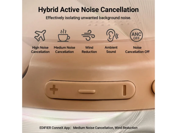 V80 Brown Headphones — Wireless Earbuds, EDIFIER