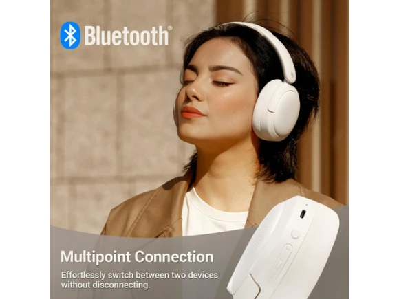 V80 Hybrid Active Noise Cancelling True Wireless Bluetooth Over-Ear Headphones — Wireless Earbuds, EDIFIER
